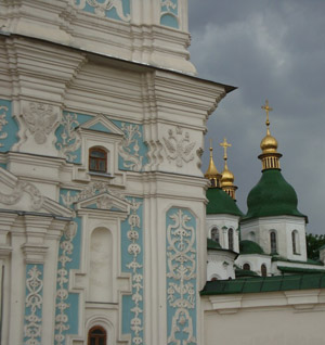 St. Sophia Cathedral Bell Tower Detail of the decor